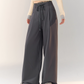 Race Ribbon Loose Slacks Pants ASG0061