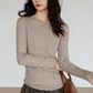 Round Neck Tight Long Sleeve Top VAS0138