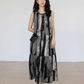 Sleeveless Tiedye Flare Dress VAS0079
