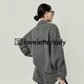 Gray Long Sleeve Knit / Shorts LLA0398