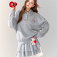 Polo Sweat Top / Sweat Frill Skirt ASG0019