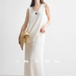 U-Neck Camisole Top / Loose Long Skirt IWY0011