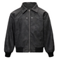 Retro Collar Leather Jacket NDC0001