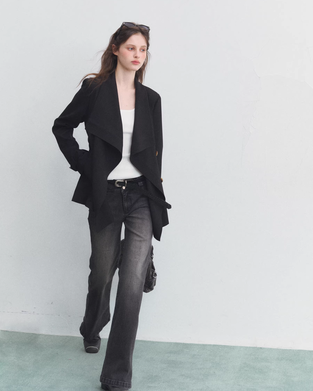 Big Collar Long Sleeve Jacket SPY0025