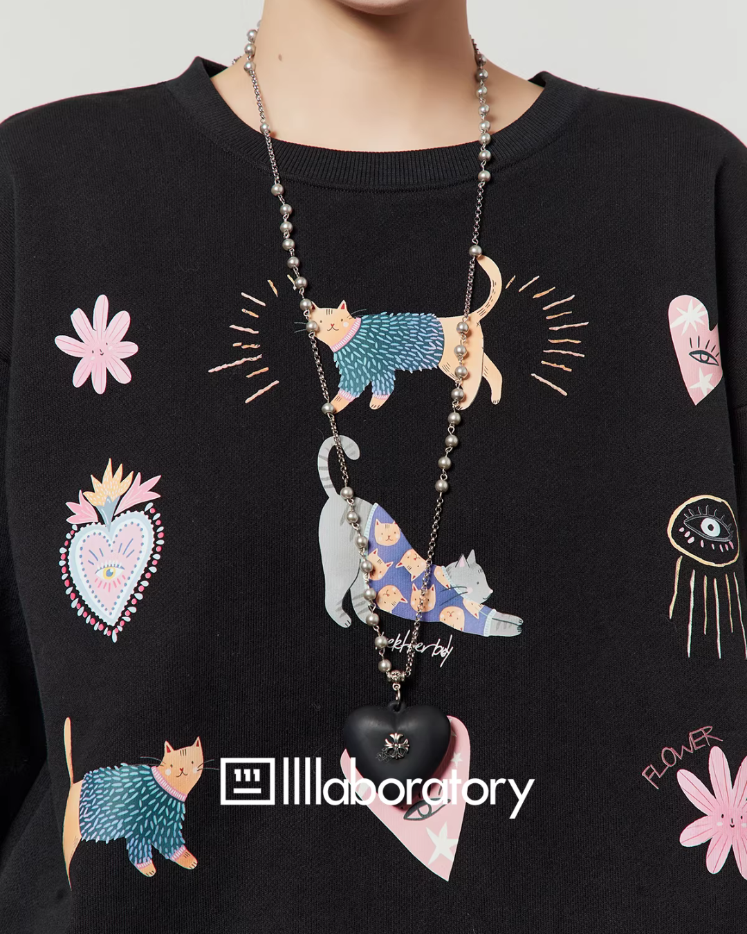 Unique Design Sweatshirt / Balloon Mini Skirt LLA0643