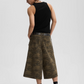 Retro Camouflage Cargo Cropped Shorts JHQ0006