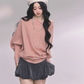 Dolman Sleeve Boat Neck Knit LAS0044