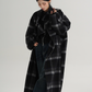 Plaid Long Woolen Coat SRS0316