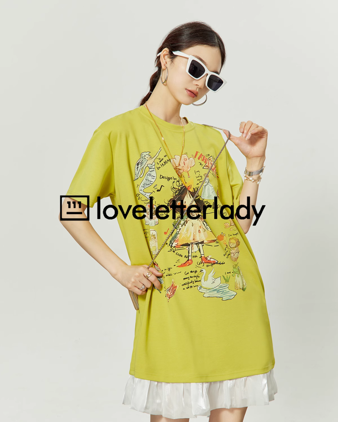 Flare Docking T-shirt Dress LLA0189