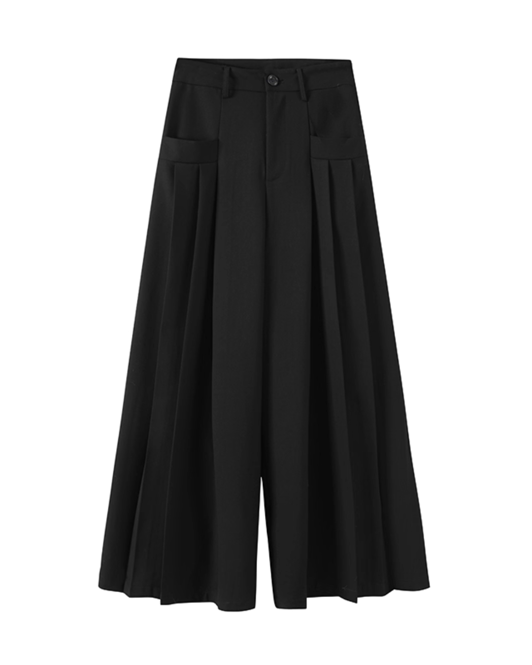 One-Shoulder Border Top / Wide Silhouette Pants WEO0066