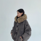 Fur Corduroy Double-Zip Jacket YLS0993