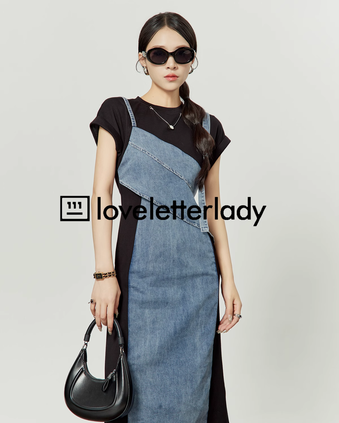 Docking Denim Dress LLA0212