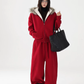 Fur Collar Fleece Hoodie/Casual Pants ACS0349