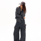 Stripe Two Piece Knit Sweater HGX0040