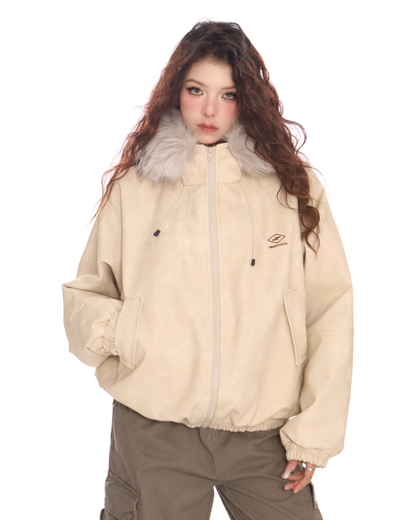 Fur Hood Zip Jacket BGS0007