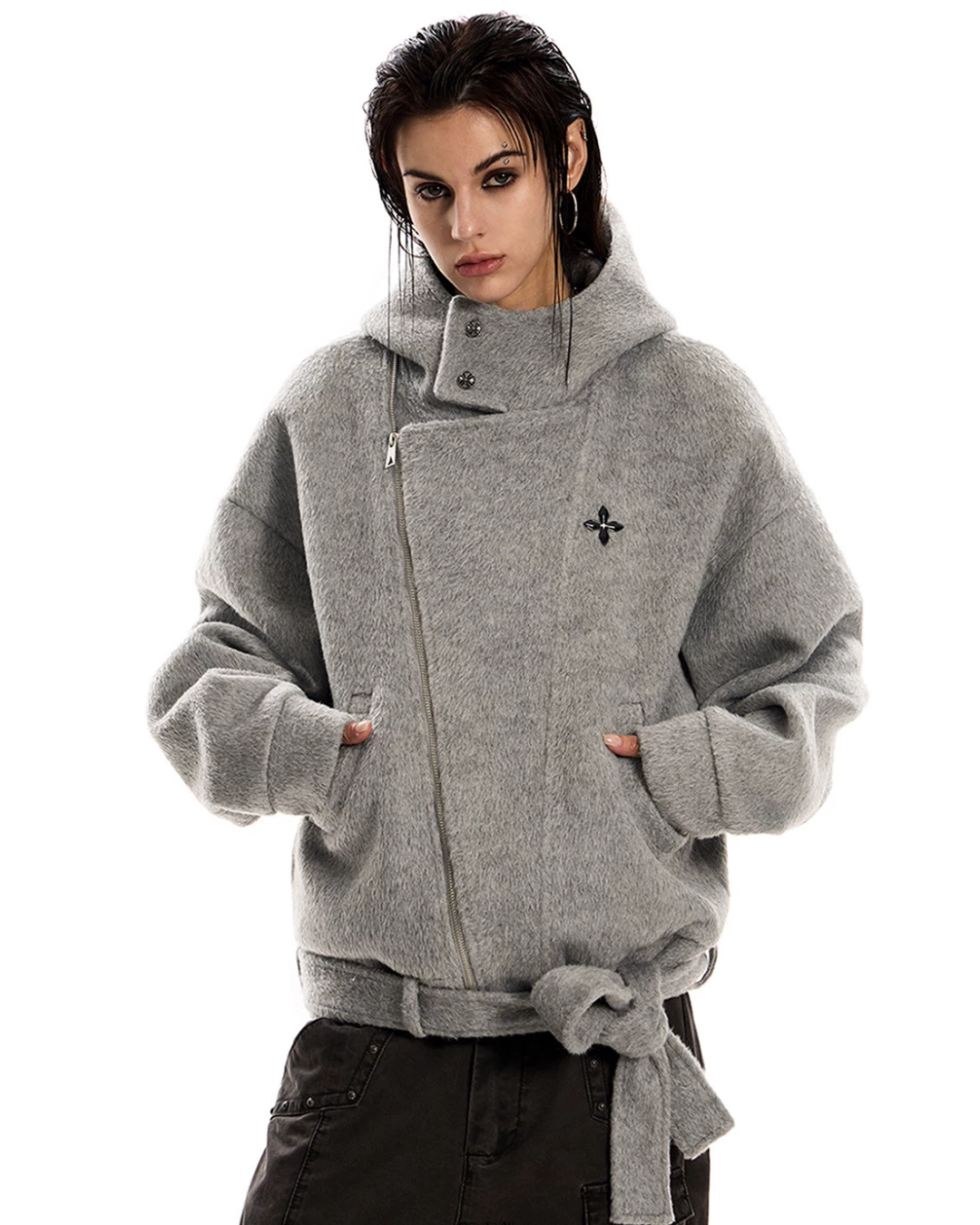 Wool Zip-Up Blouson ZTS0023