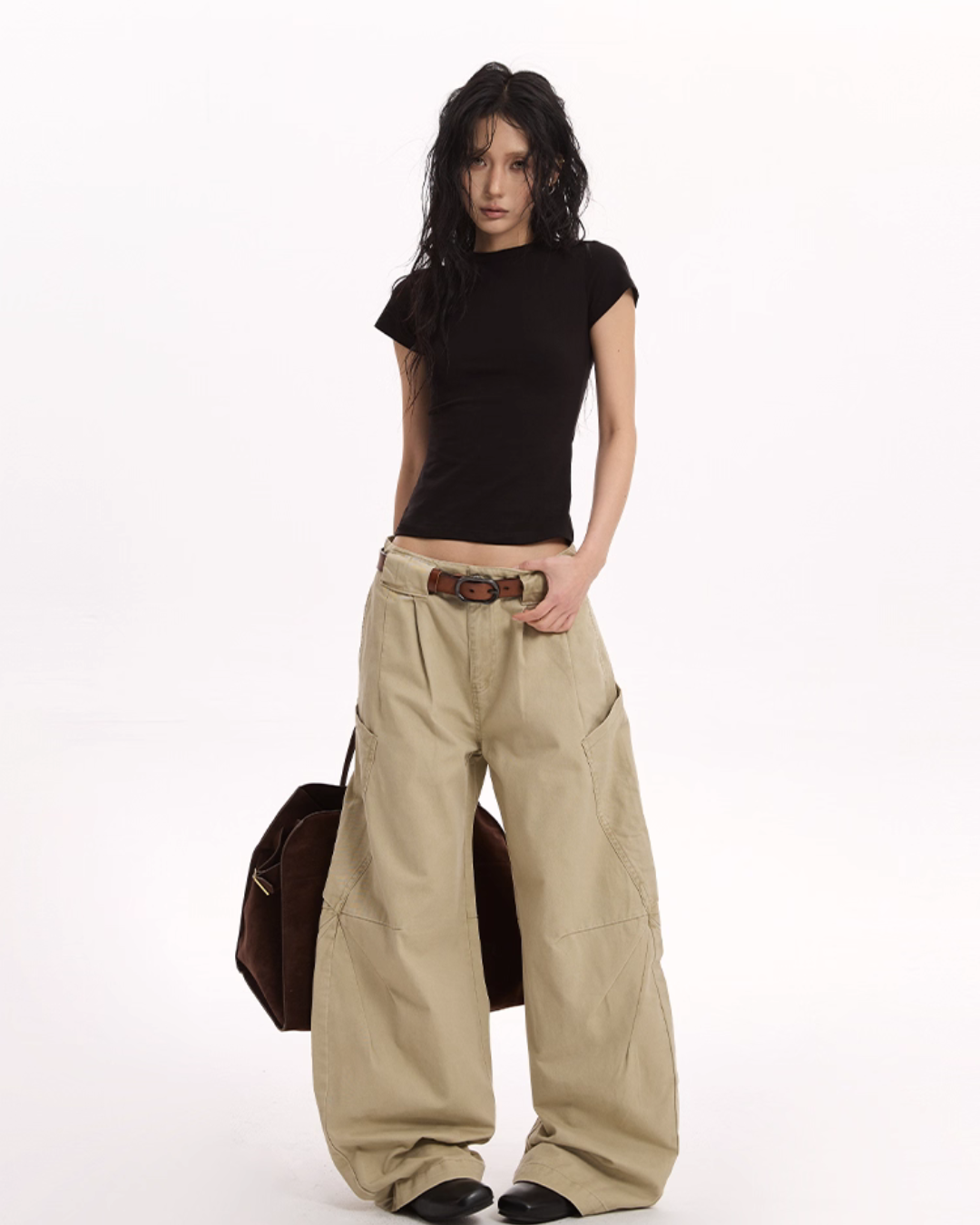 Big Pocket Curve Wide Pants VAT0001