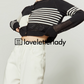 Black & White Striped Knit Sweater LLA0253