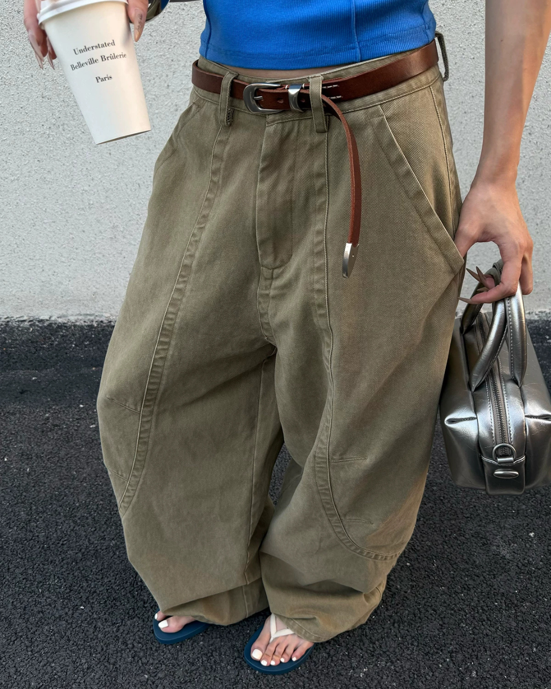 Curved Cargo Pants WWP0013