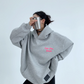 Pink Logo Pullover Hoodie YLS0697