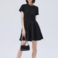 Round Neck Short Sleeve Dress SHN0008