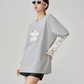 Lace Sleeve Layered Style T-Shirt FER0149