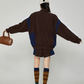 Color Block Track Jacket / Shorts FER0387