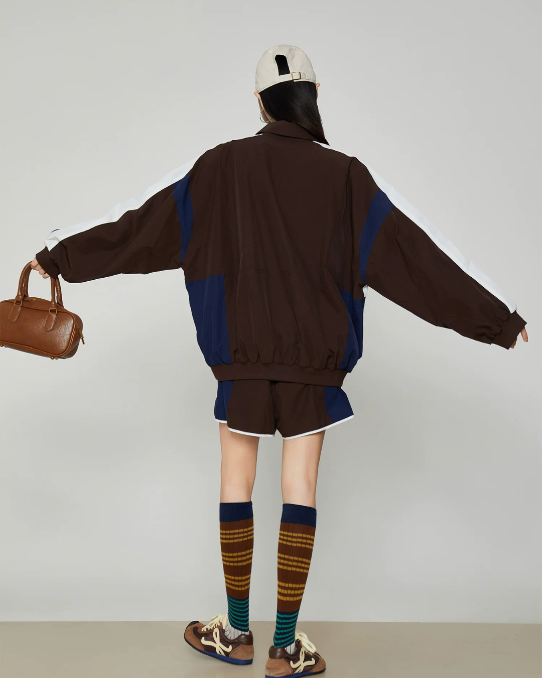 Color Block Track Jacket / Shorts FER0387