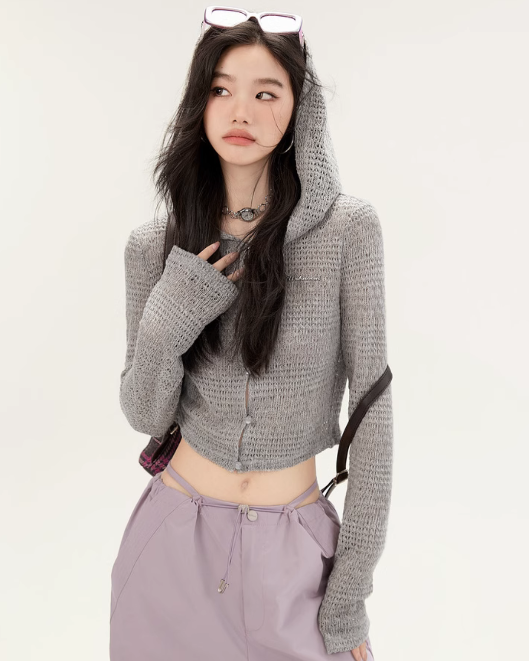 Hooded Summer Knit Tops EPU0007