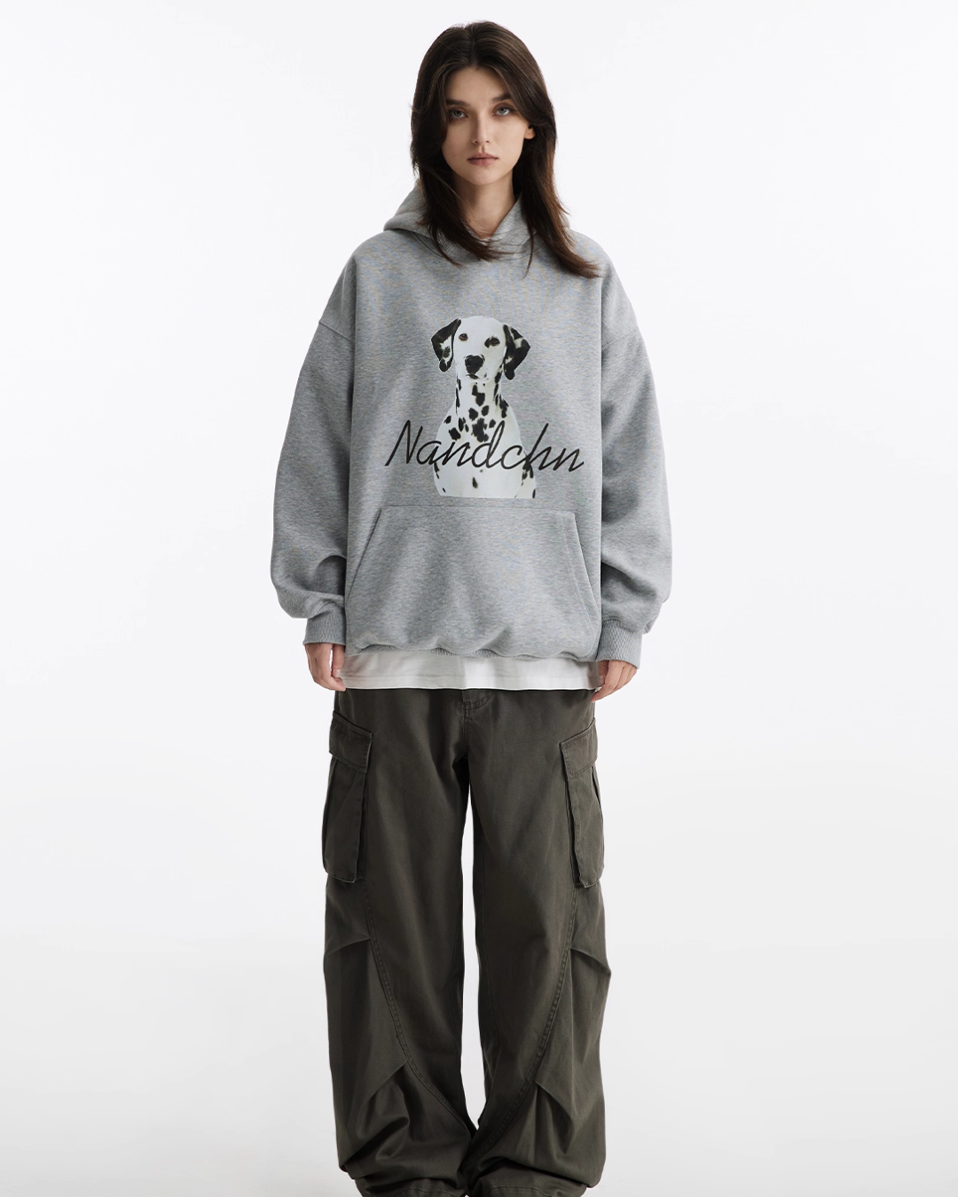 Dog Print Sweatshirt Hoodie NDC0006