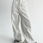 Old White Denim Pants YLS0151