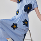 Floral Plaid Short-Sleeve Shirt Dress FER0092