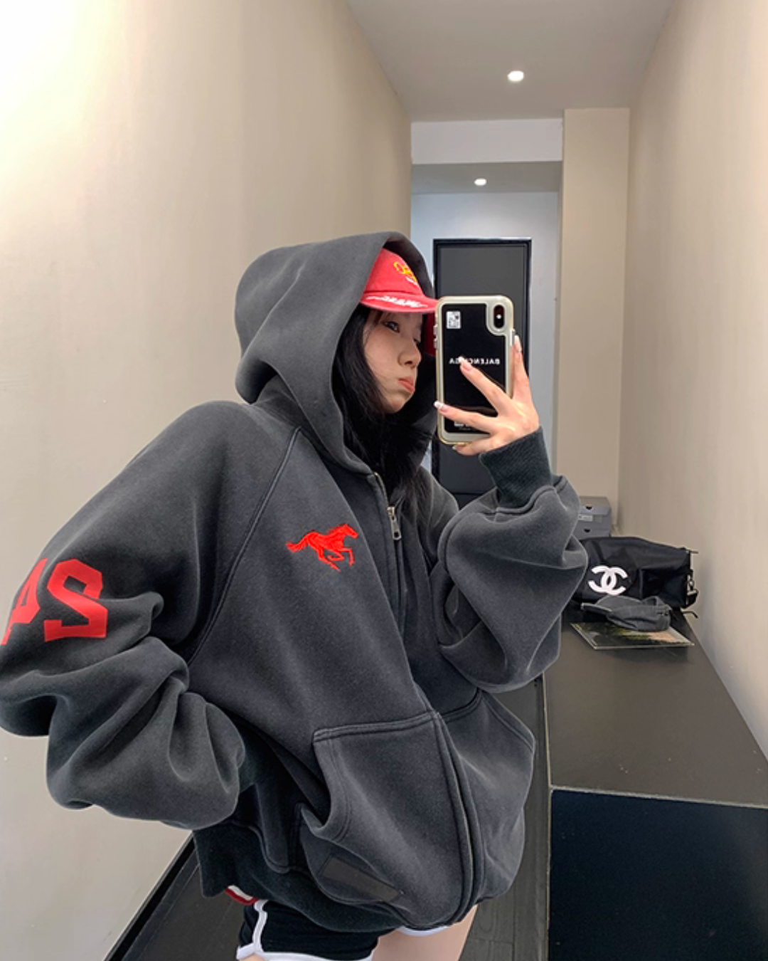 Vintage Loose Zip Hoodie YLS0928