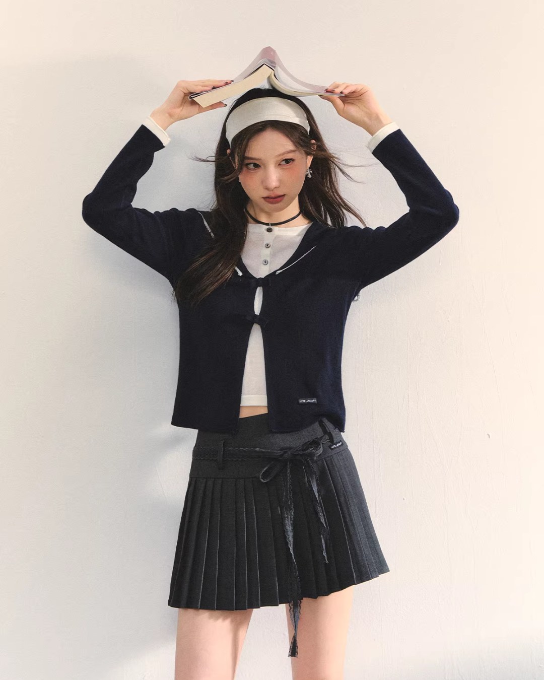 Sailor Collar Layered-Style Top ASG0078