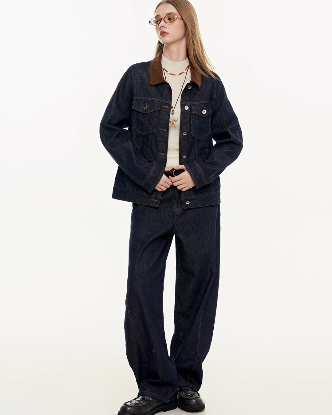 Wide Denim Pants MDB0007