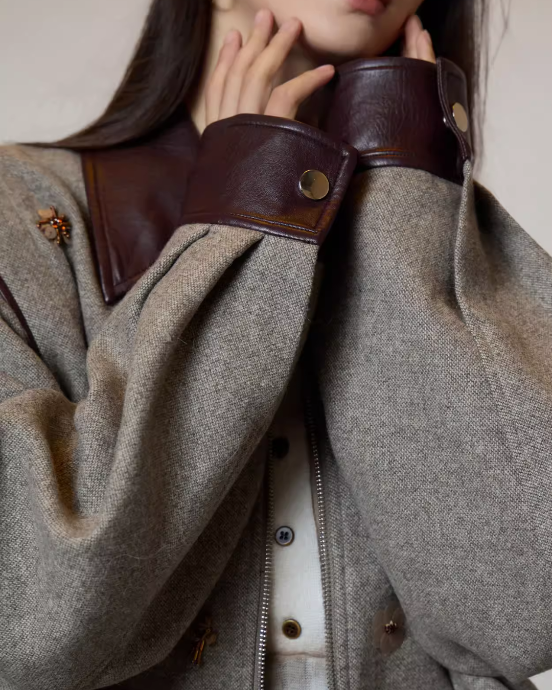 Wool Blend Tweed Jacket SUY0024