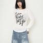 Logo Summer Knit Tops ZRS0076