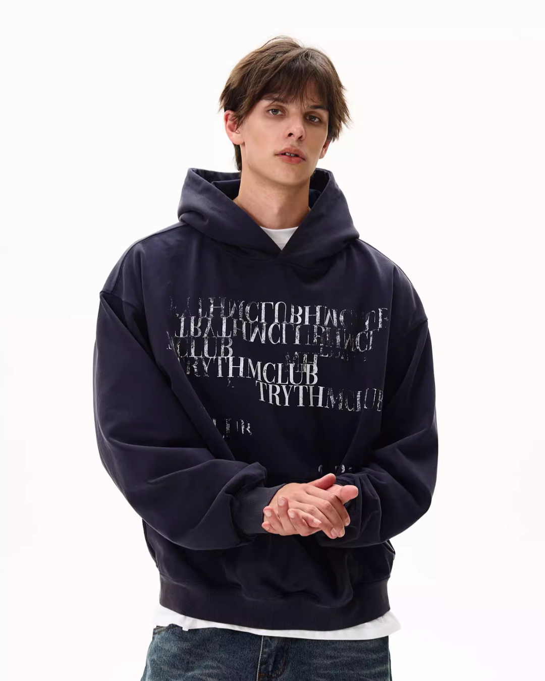 Stylish Logo Sweatshirt Hoodie MAD0004