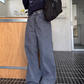Straight Loose Button Work Pants CYE0019