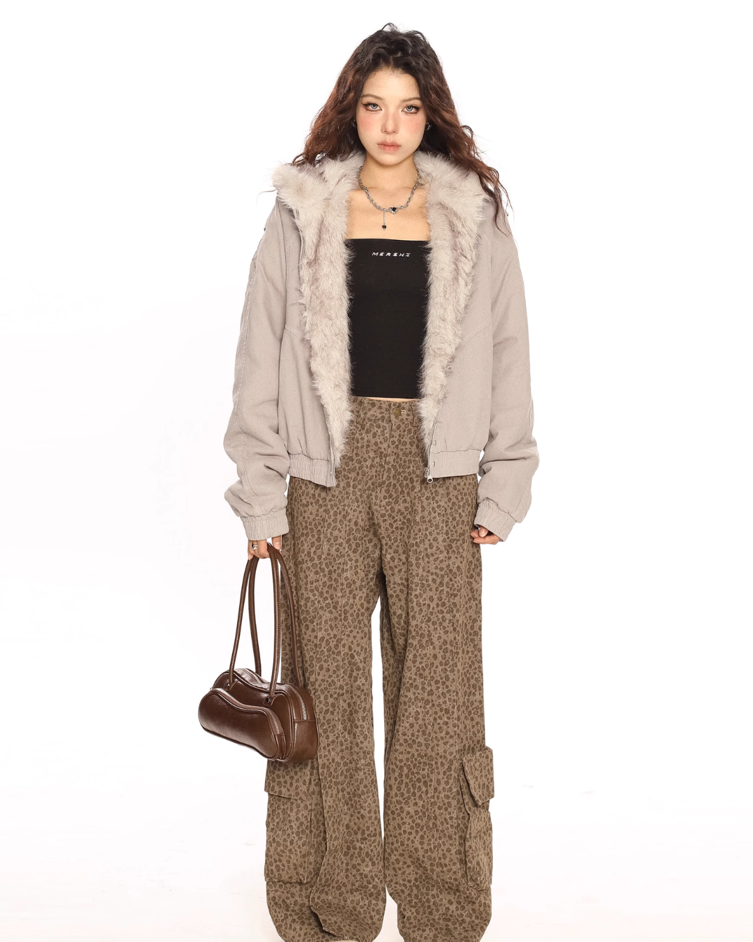 Hood Fleece Zip Up Jacket BGS0012