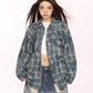Retro Plaid Distressed Shirt BGS0044