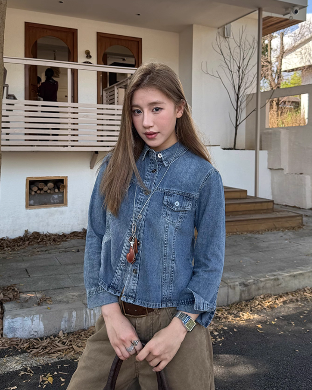 Cropped Denim Jacket CYE0047