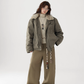 Fur Collar Military Jacket ACS0301