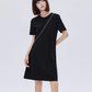 Crew Neck T-Shirt Short Dress SHN0010