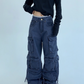 Pocket Design Wide Cargo Pants YLS0889