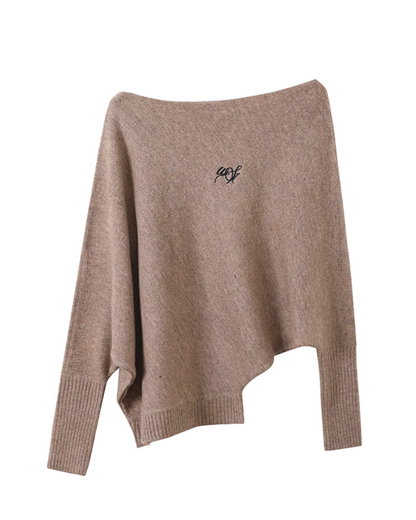 One Shoulder Knit Top / Long Skirt WEO0007