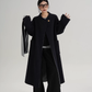 Scarf Collarless Coat SRS0412
