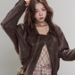 Brown High-End Leather Jacket WDB0014