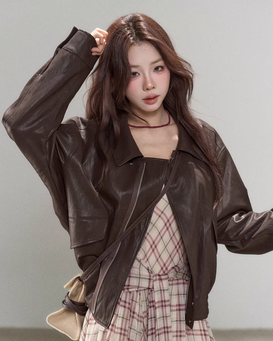 Brown High-End Leather Jacket WDB0014