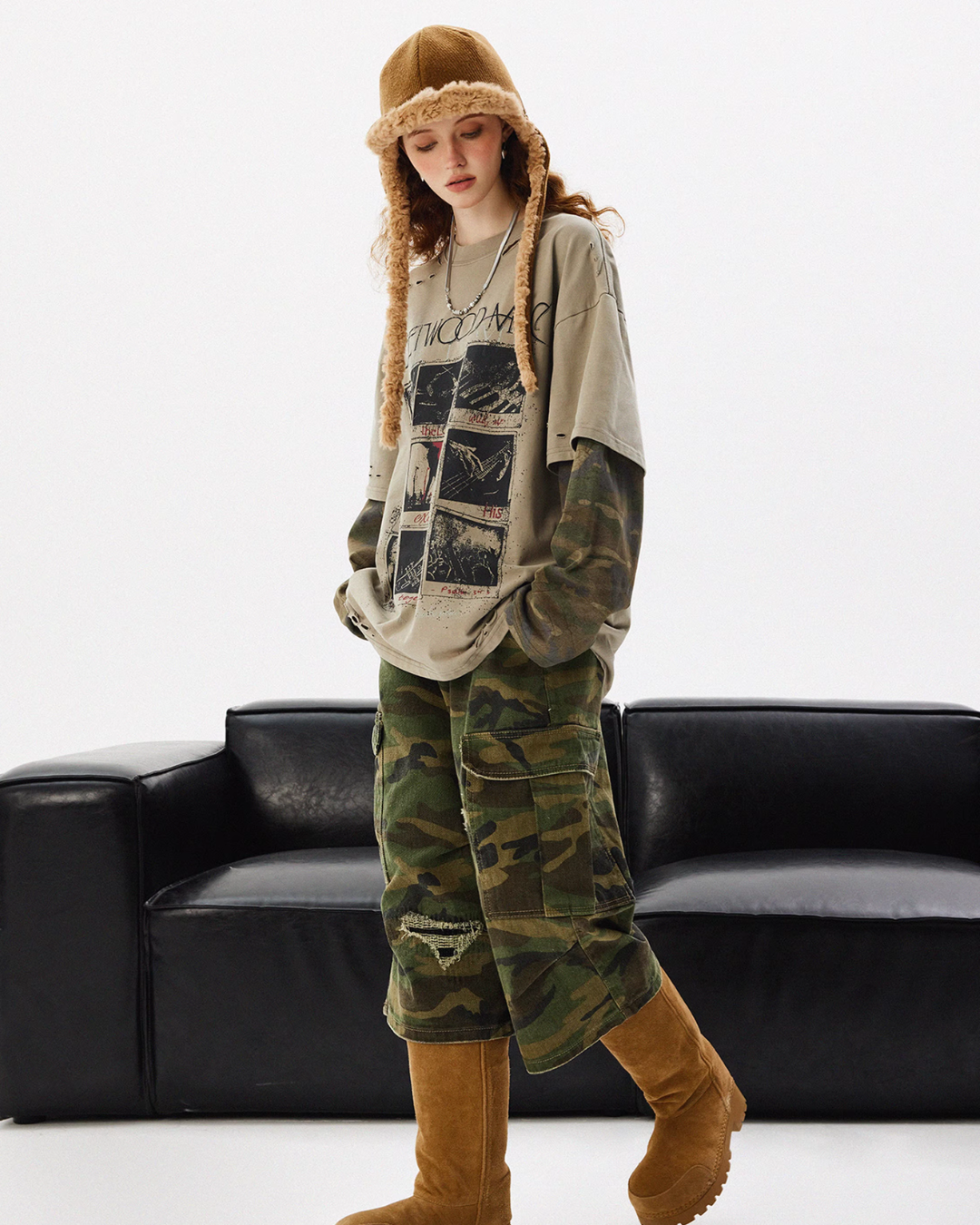 Street Design Long Sleeve T-Shirt HGX0045